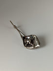 Silver Steed Leaf Frog Silver Brooch