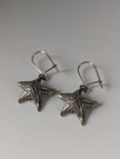 Silver Steed Sea Star Dropped Earrings