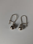 Silver Steed Large Balls Dropped Earrings