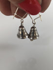 Silver Steed Bells Dropped Earrings