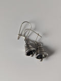Silver Steed Bells Dropped Earrings