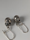 Silver Steed Oranges Dropped Earrings