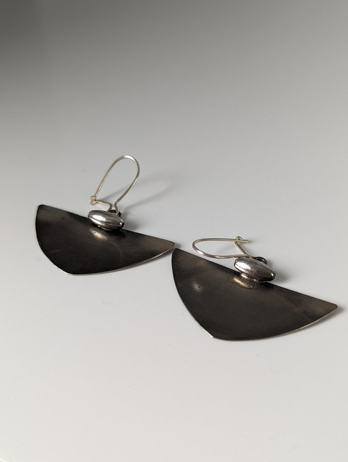 Silver Steed Isosceles Dropped Earrings