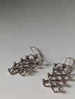 Silver Steed Infinity Chain Dropped Earrings