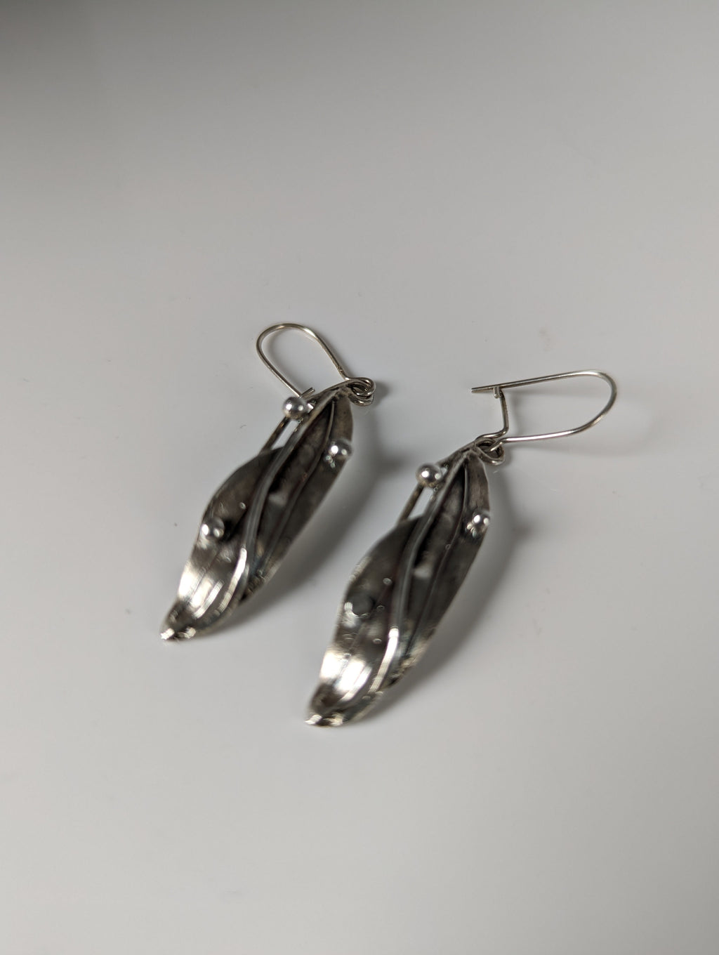 Silver Steed Kelp Dropped Earrings