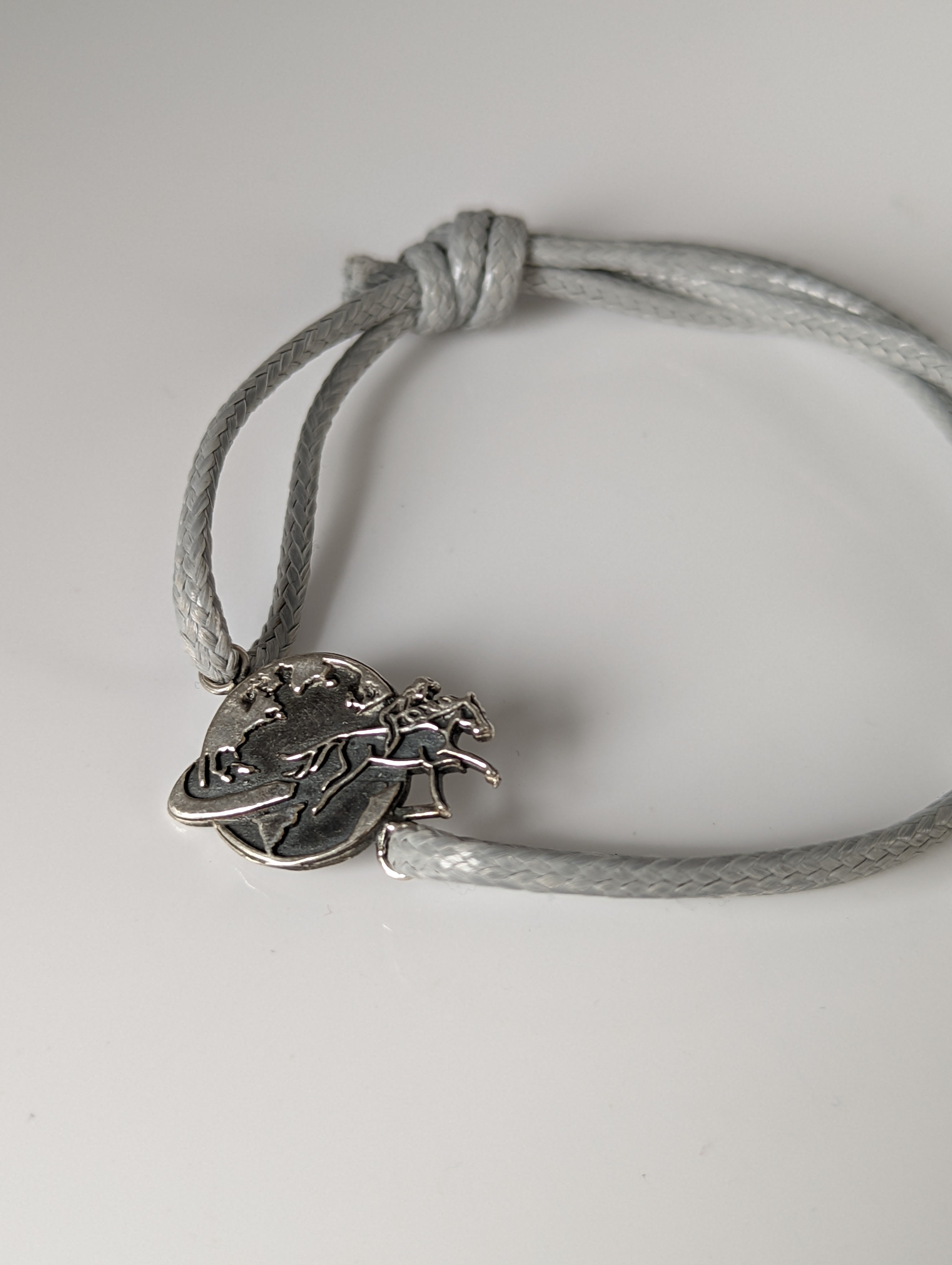 Silver Steed Around the World Bracelet