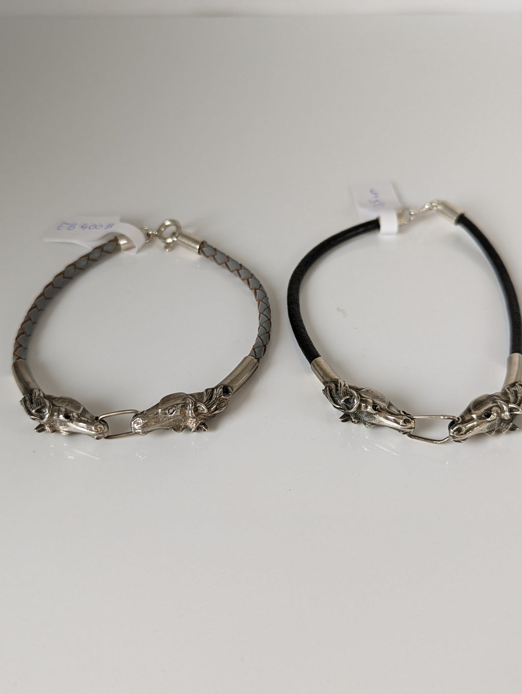 Silver Steed Horse Head Link Bracelet