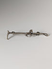 Silver Steed Running Horse Brooch / Stock Tie Pin