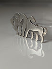 Silver Steed Signature Silver Herd Silver Brooch / Stock Tie Pin