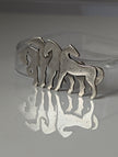 Silver Steed Signature Silver Herd Silver Brooch / Stock Tie Pin
