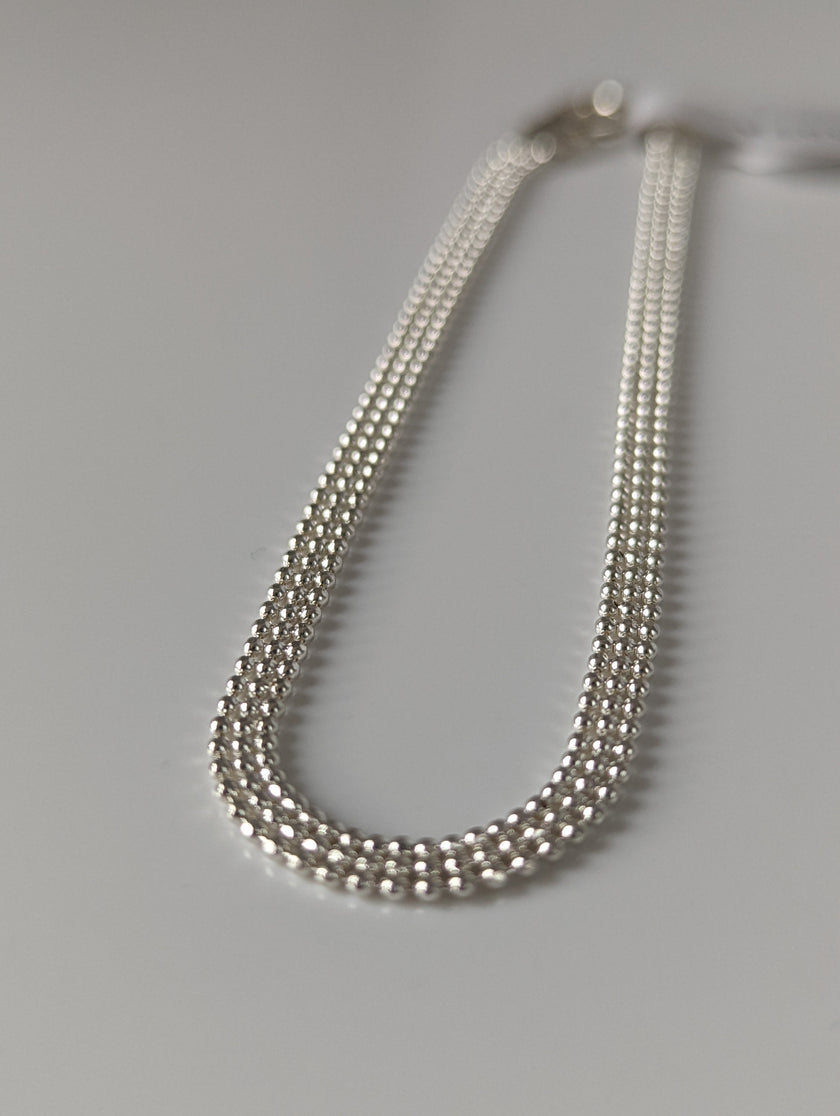 Silver Steed Curtain Silver Bracelet