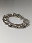 Silver Steed Chain Link Silver Bracelet