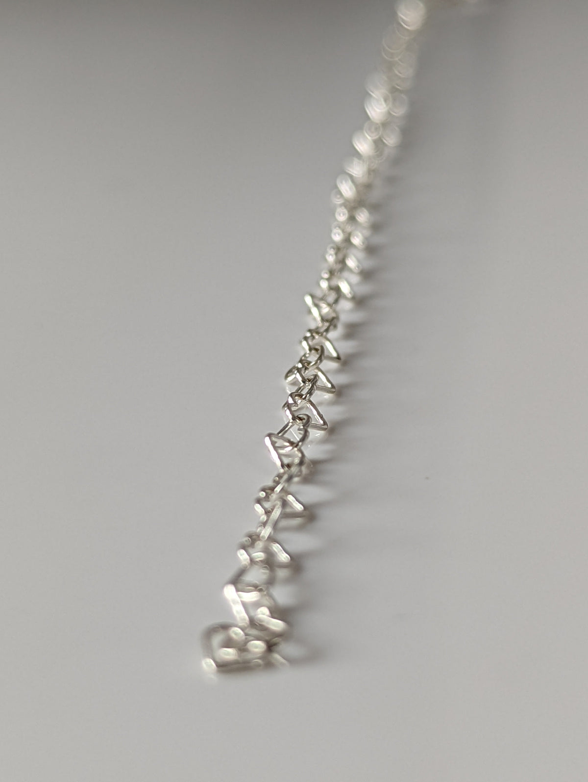 Silver Steed Heart Link Silver Bracelet