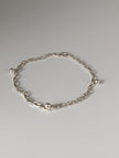 Silver Steed Chain with Ball Charms Silver Bracelet