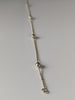 Silver Steed Studded Ball Chain Silver Bracelet