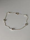 Silver Steed Grain Chain Silver Bracelet