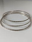 Silver Steed Slim Vine Silver Bangle