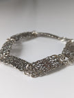 Silver Steed Filigree Vintage Silver Bracelet