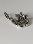 Silver Steed Oak & Horseshoe Silver Pendant