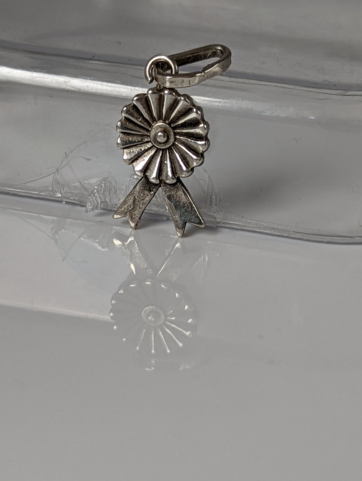 Silver Steed Rosette Silver Pendant