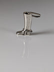Silver Steed Riding Boot Pendant