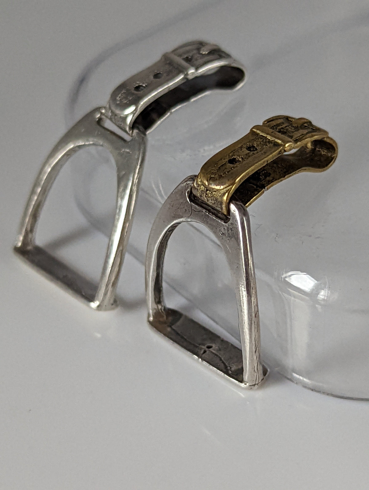 Silver Steed Stirrup Silver Pendant