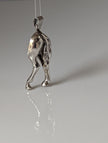 Silver Steed Hindquarters Silver Pendant