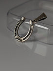 Silver Steed Detailed Horseshoe Pendant