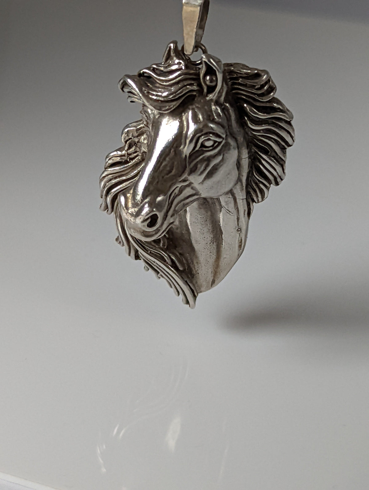 Silver Steed Signature Horse head Pendant