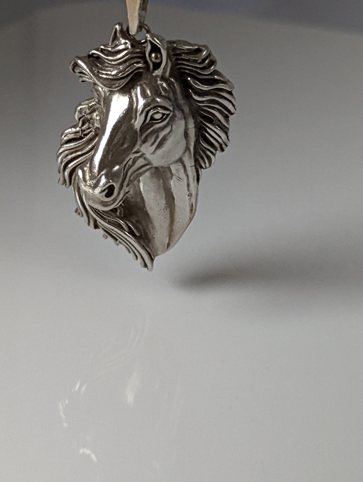 Silver Steed Signature Horse head Pendant