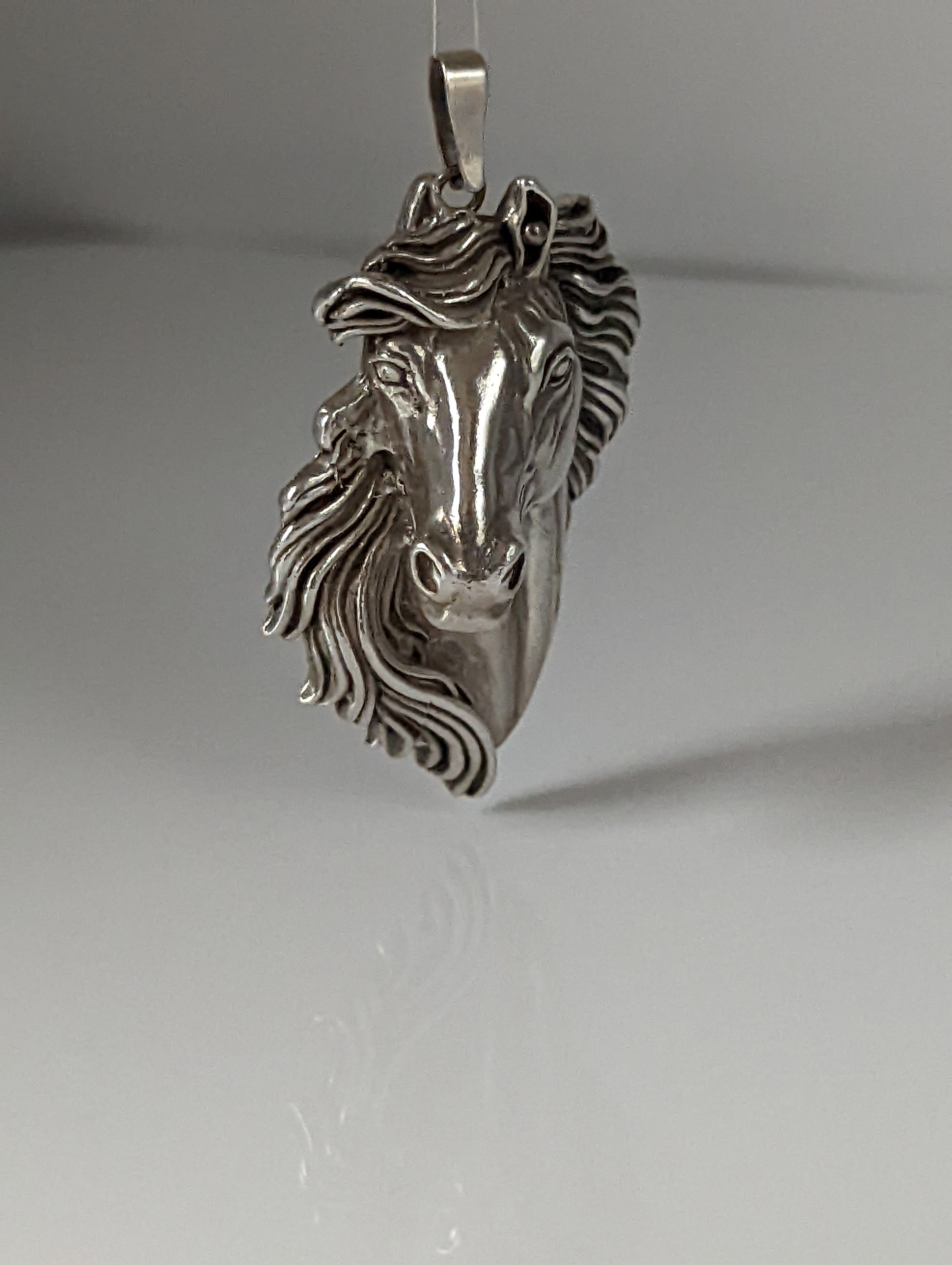 Silver Steed Signature Horse head Pendant