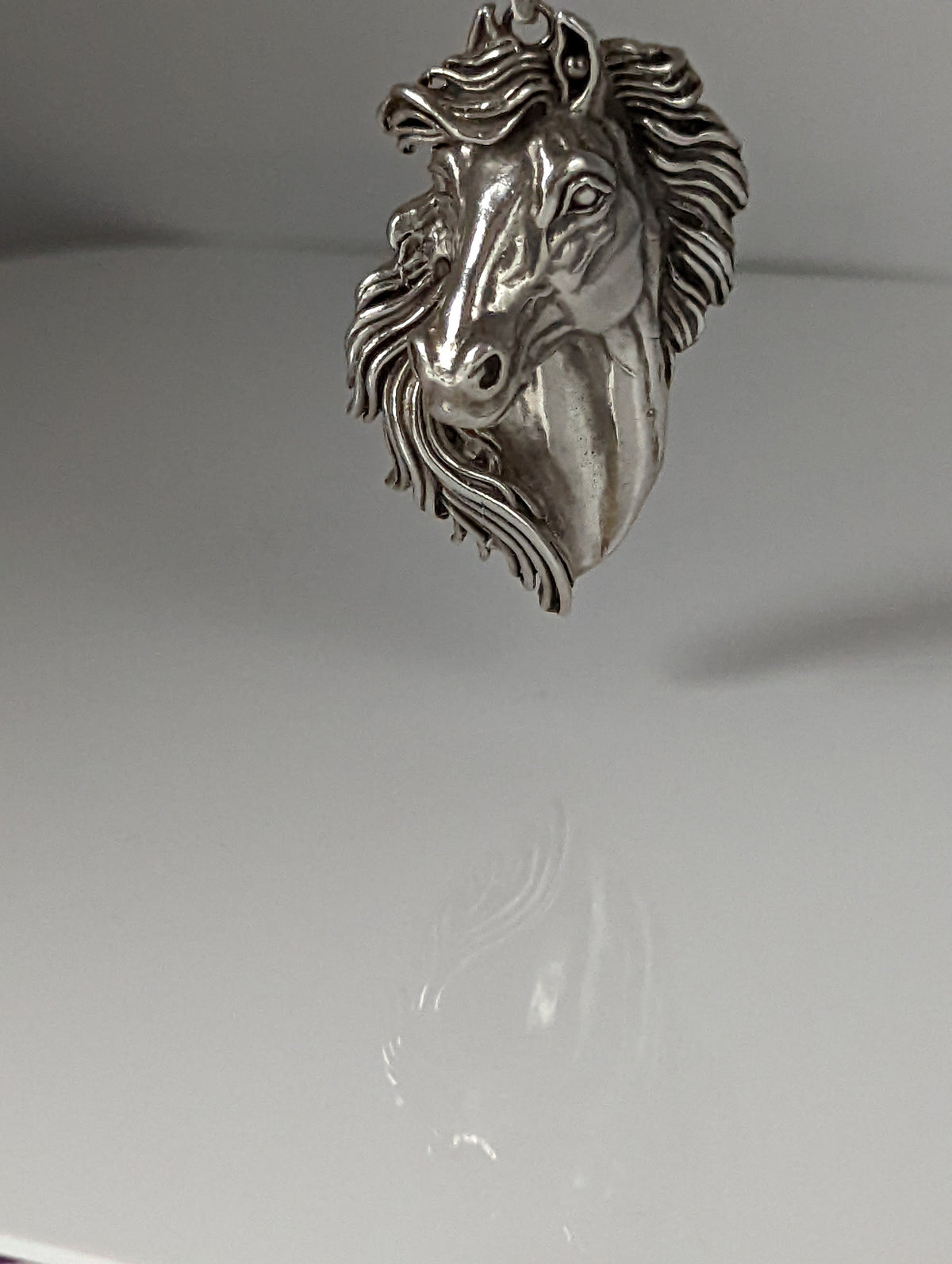 Silver Steed Signature Horse head Pendant