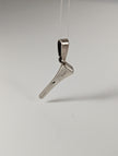 Silver Steed Horseshoe Nail Silver Pendant