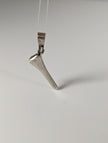 Silver Steed Horseshoe Nail Silver Pendant