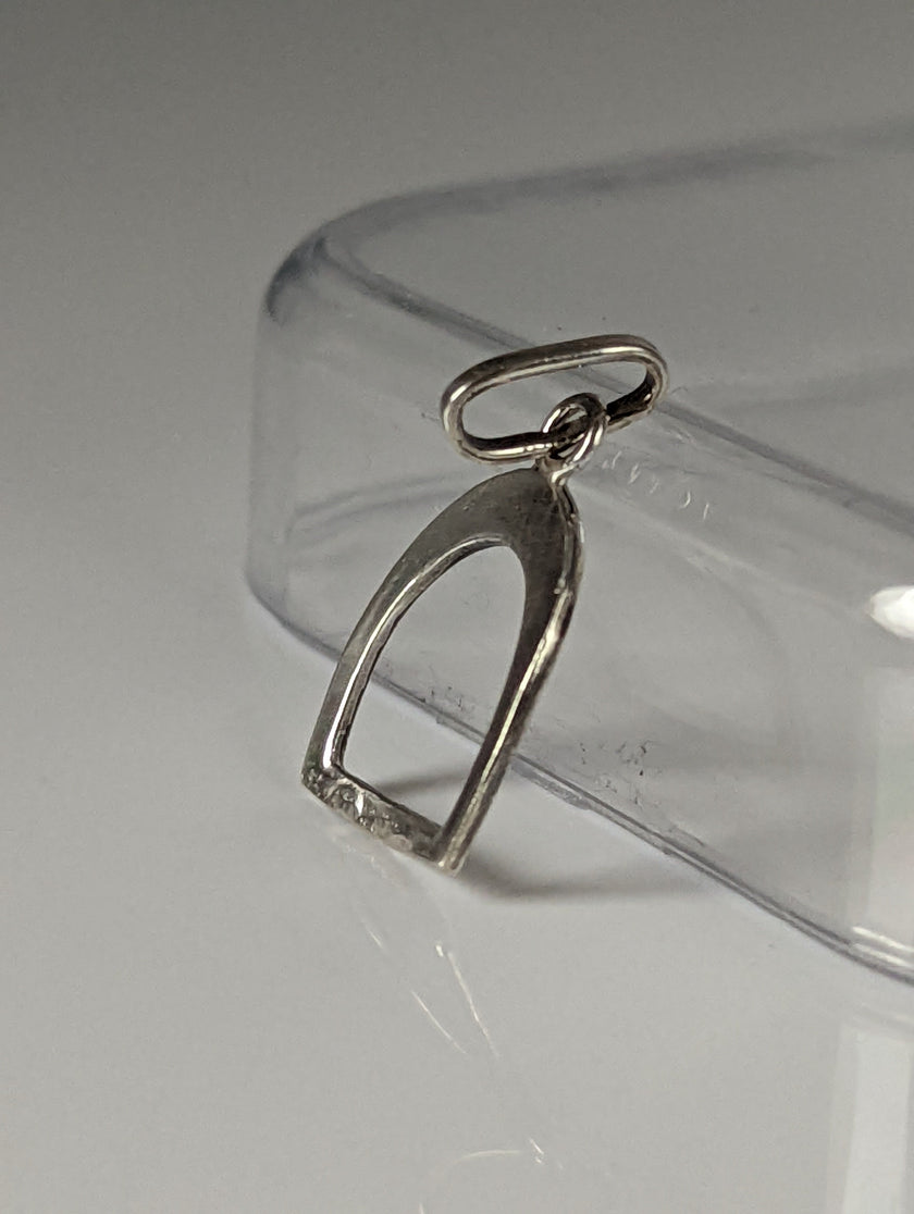Silver Steed Stirrup Silver Pendant