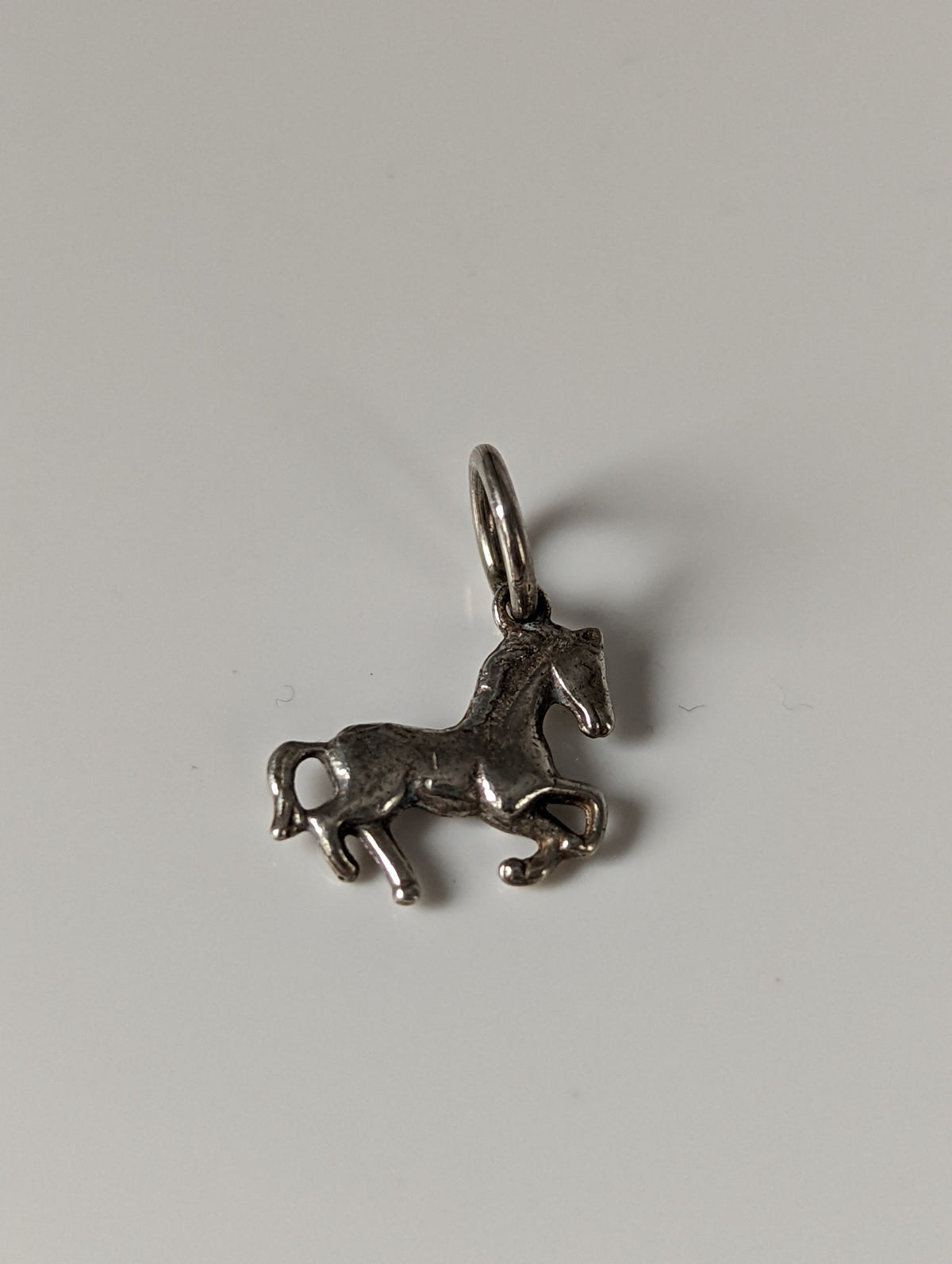 Silver Steed Horse Silver Pendant