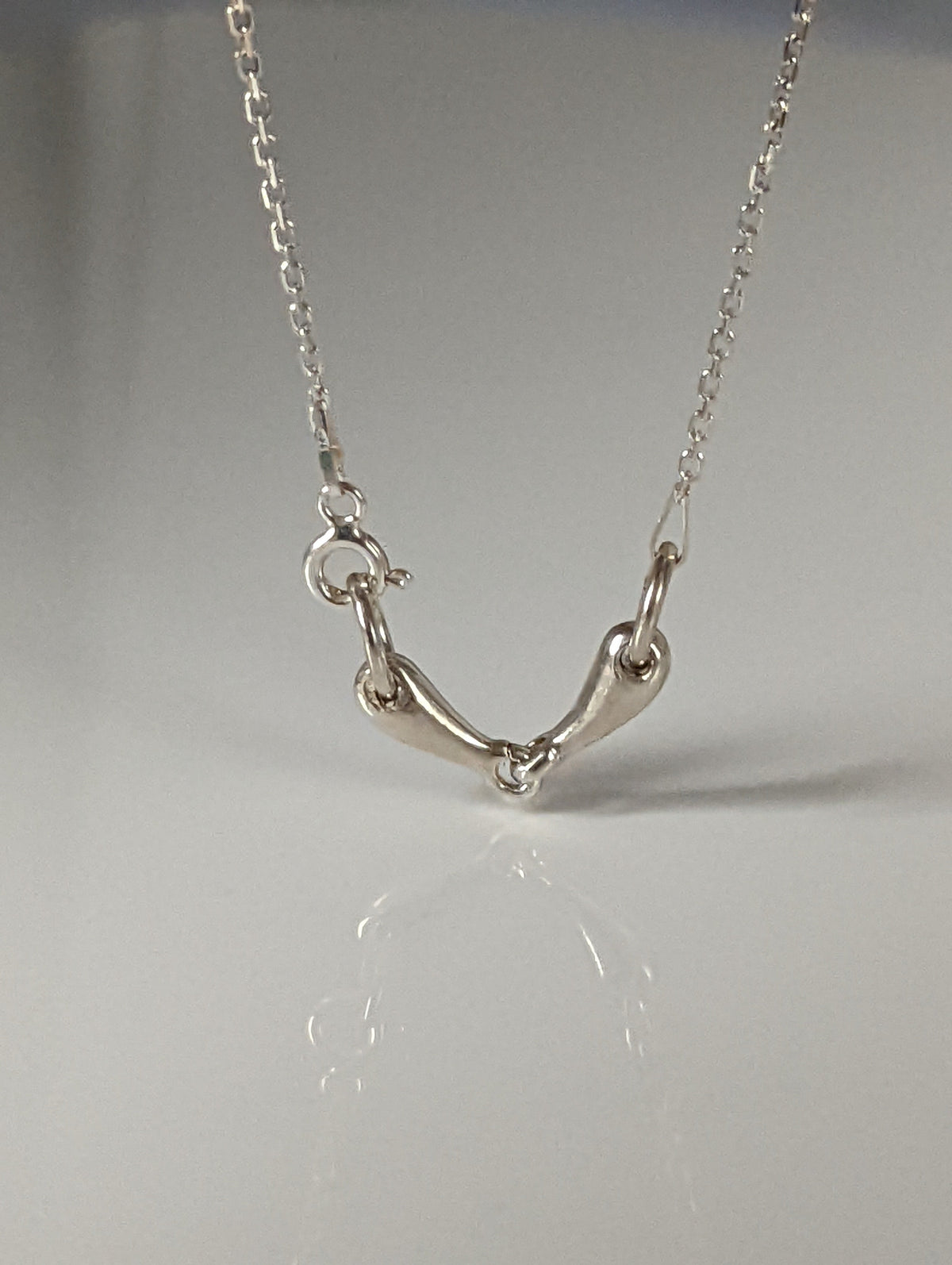 Silver Steed Snaffle Necklace