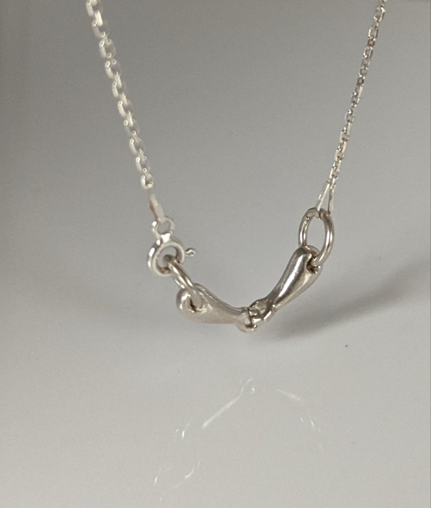 Silver Steed Snaffle Necklace