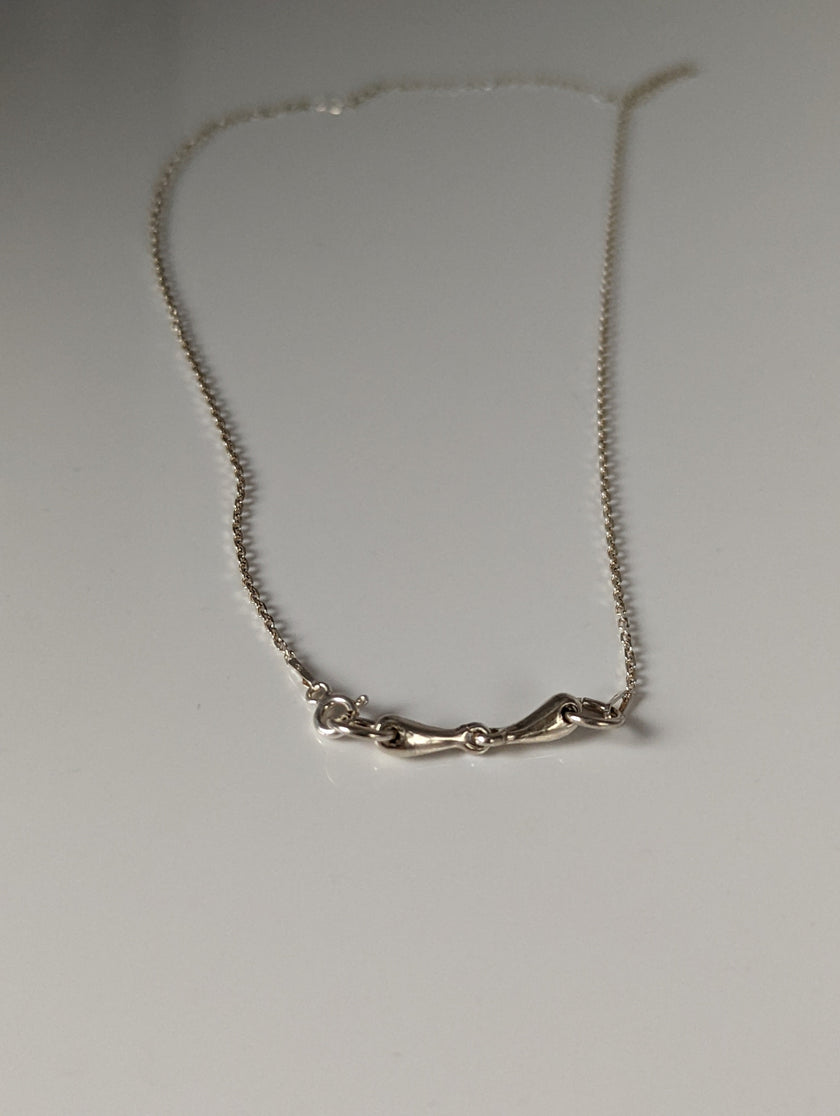 Silver Steed Snaffle Necklace