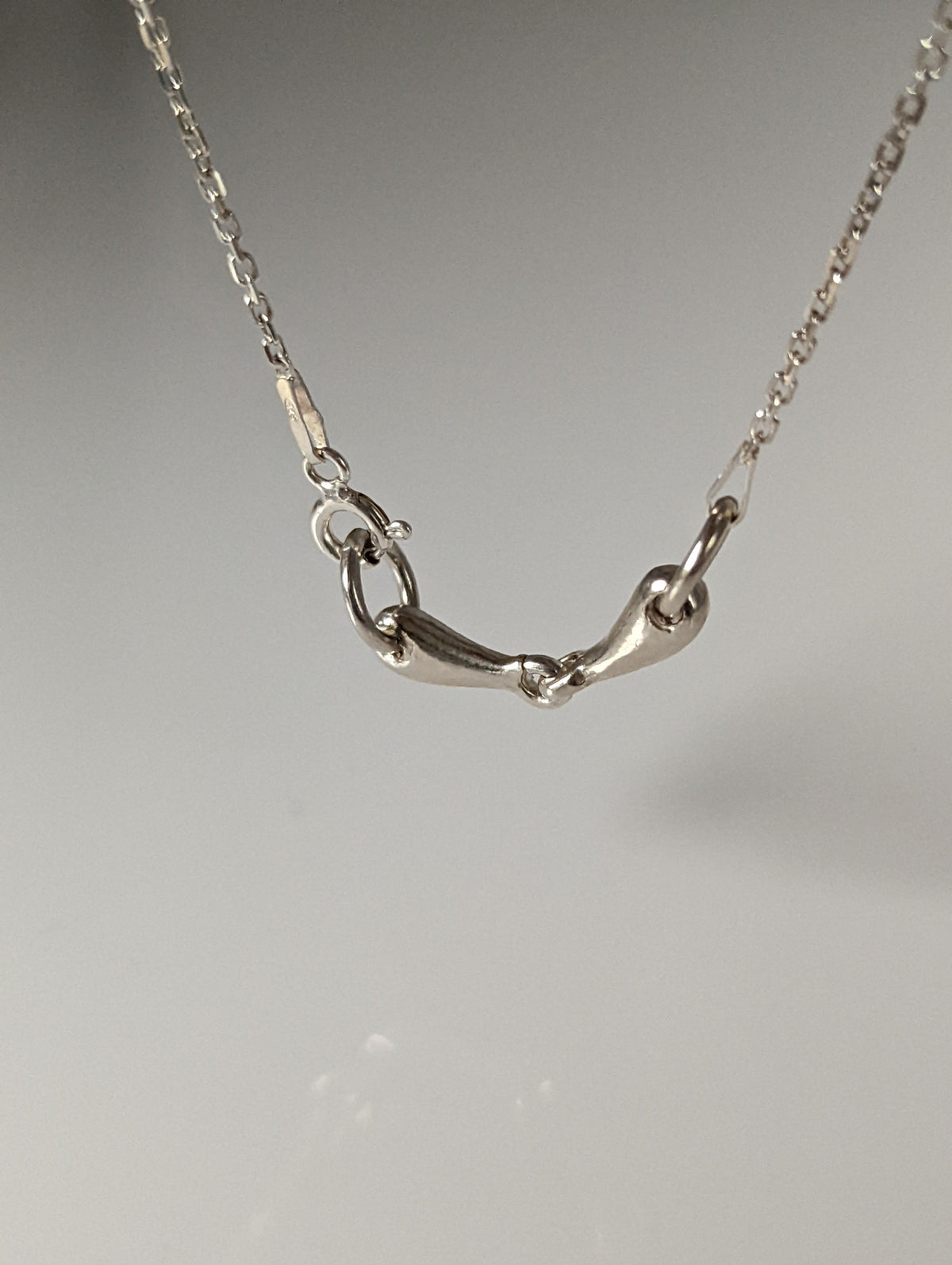 Silver Steed Snaffle Necklace