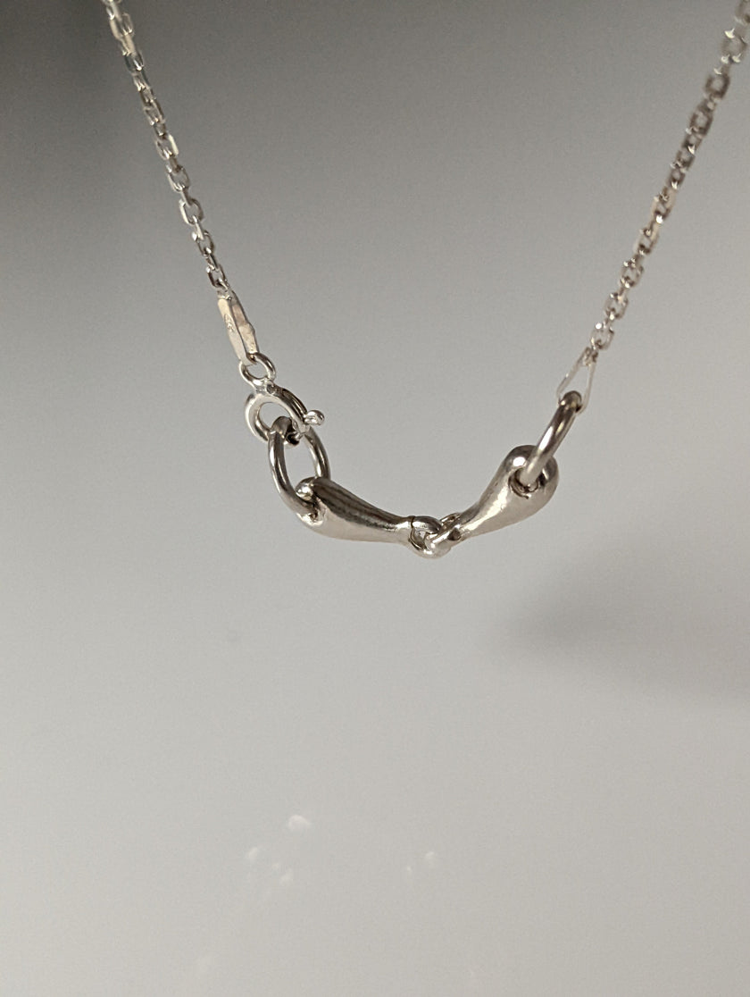 Silver Steed Snaffle Necklace