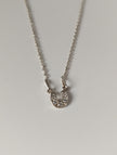 Silver Steed Crystal Horseshoe Necklace