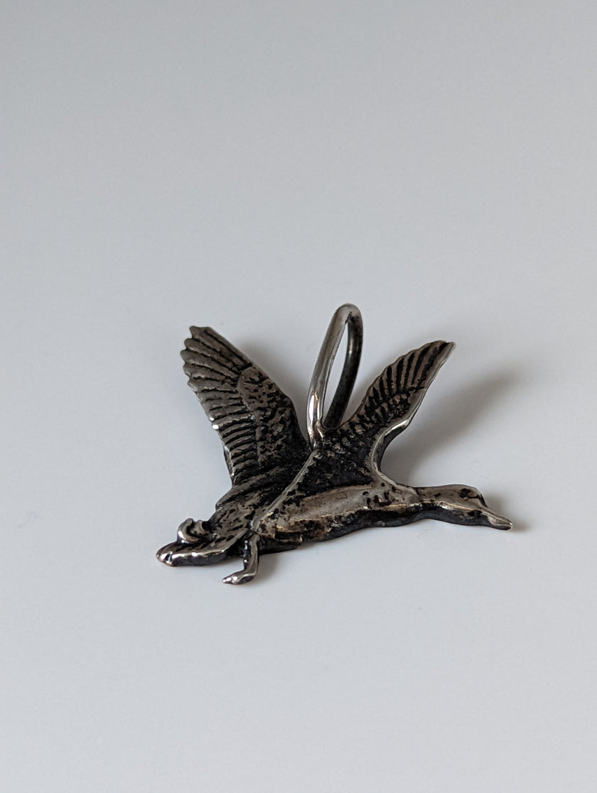 Silver Steed Malard Silver Pendant