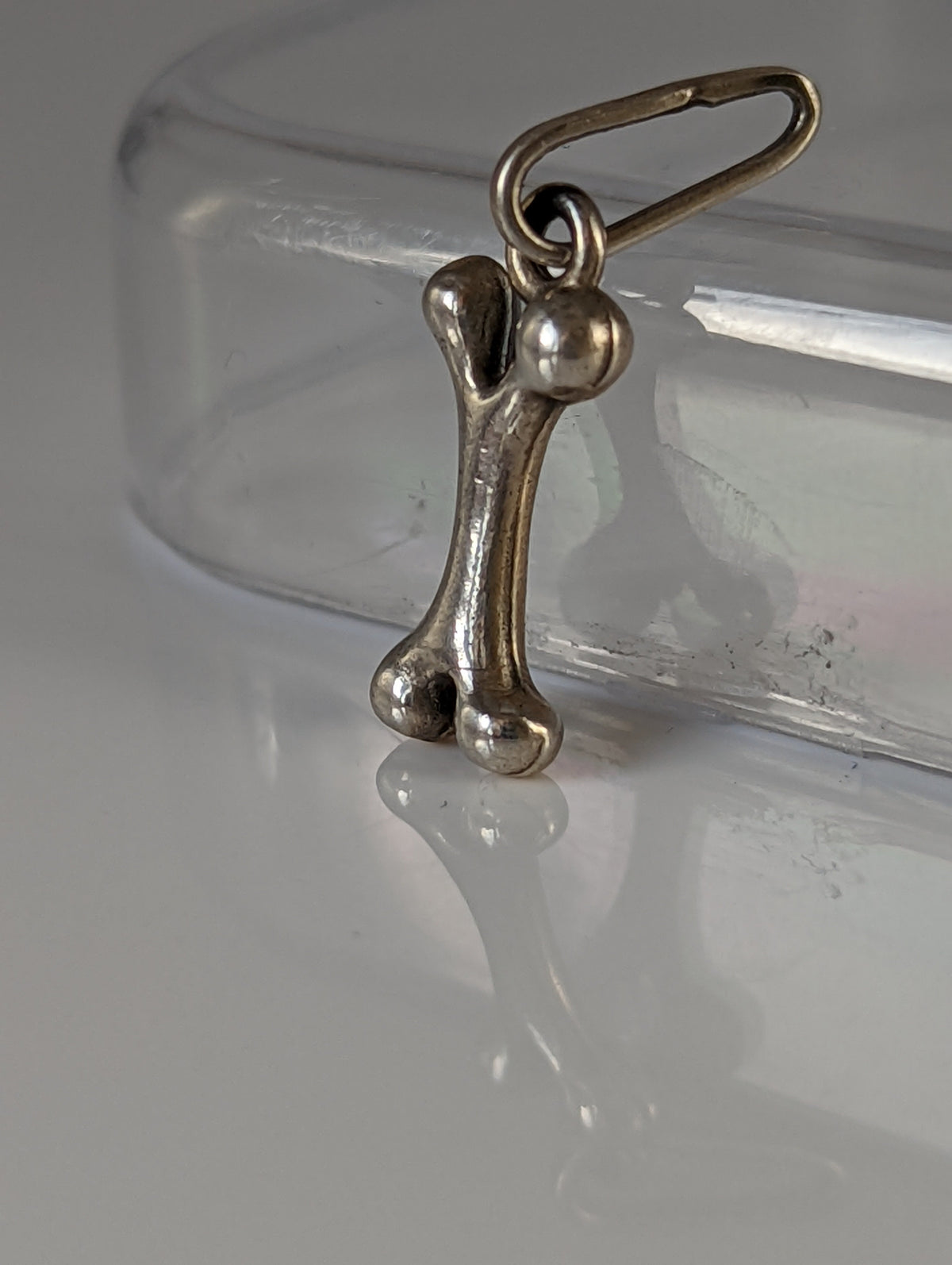 Silver Steed Bone Silver Pendant