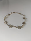 Silver Steed Paw Print Silver Bracelet