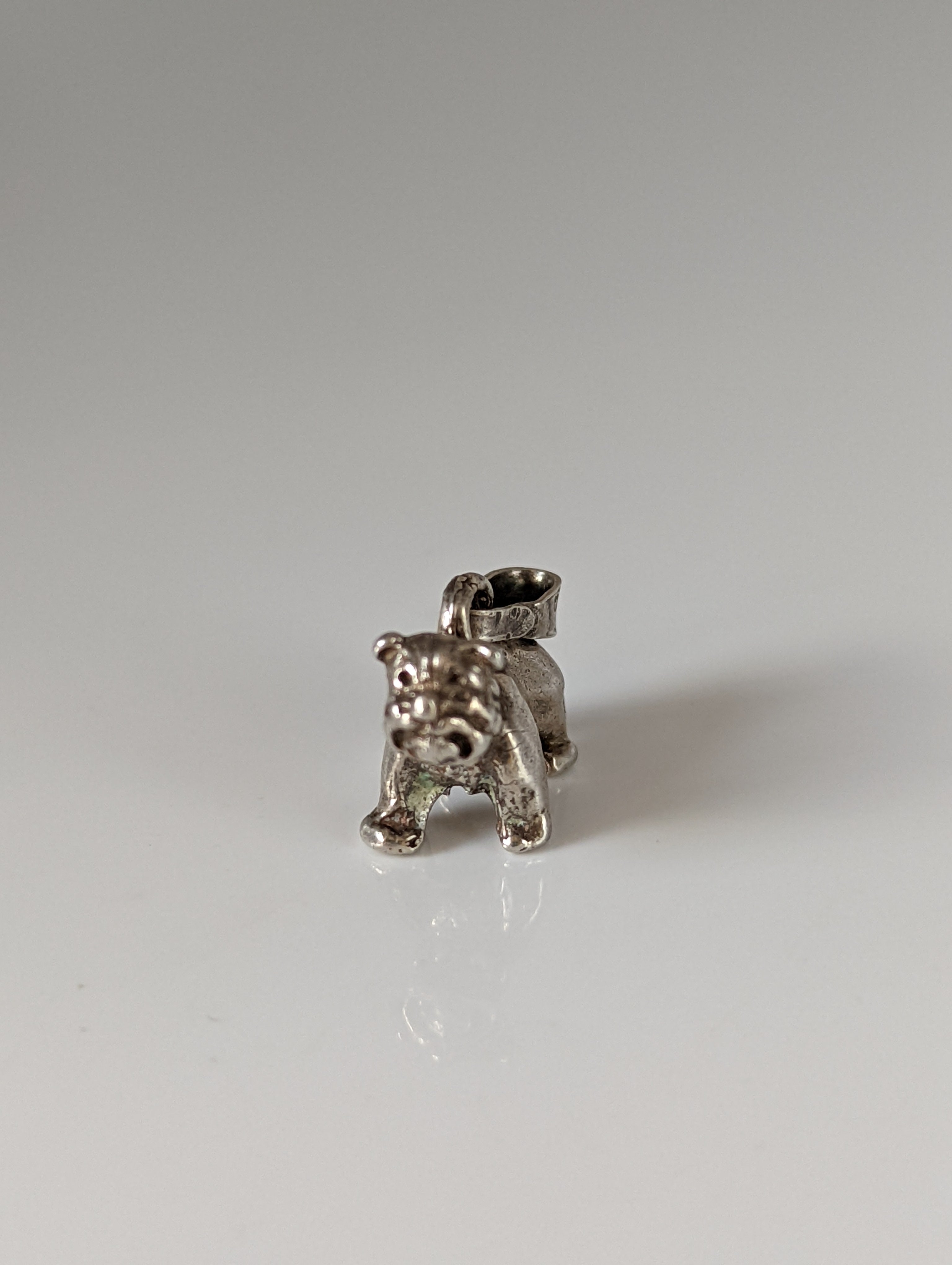 Silver Steed Terrier Silver Pendant