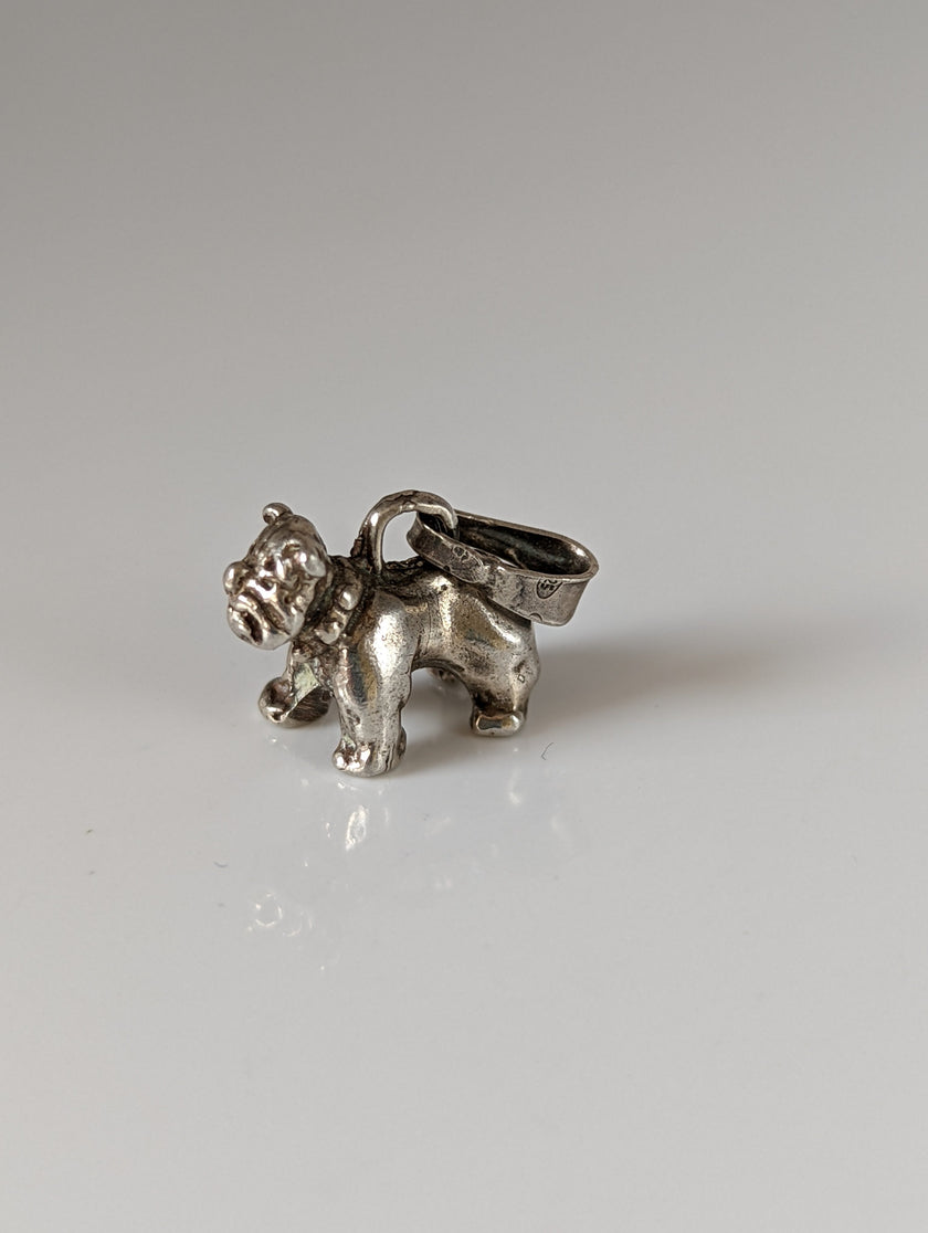 Silver Steed Terrier Silver Pendant