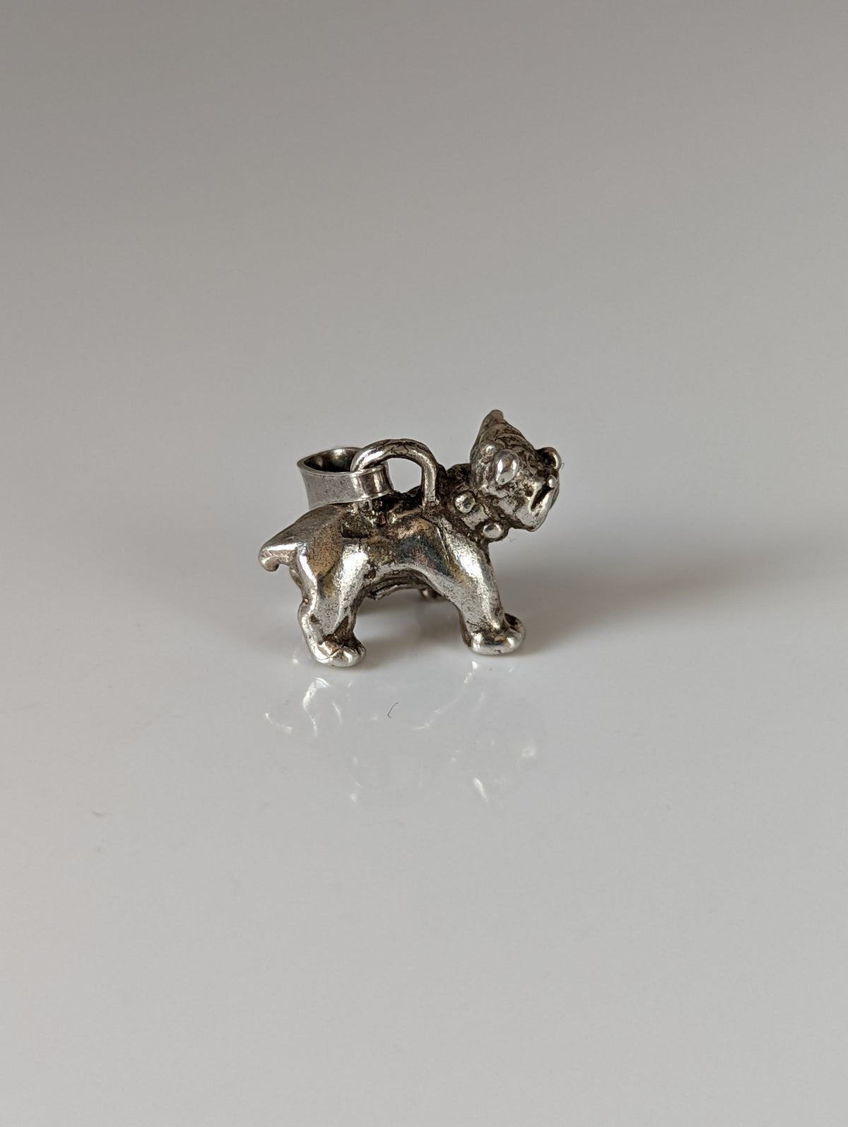 Silver Steed Terrier Silver Pendant