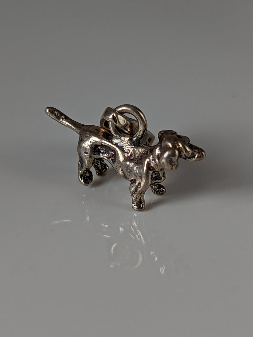 Silver Steed Dachshund Silver Pendant