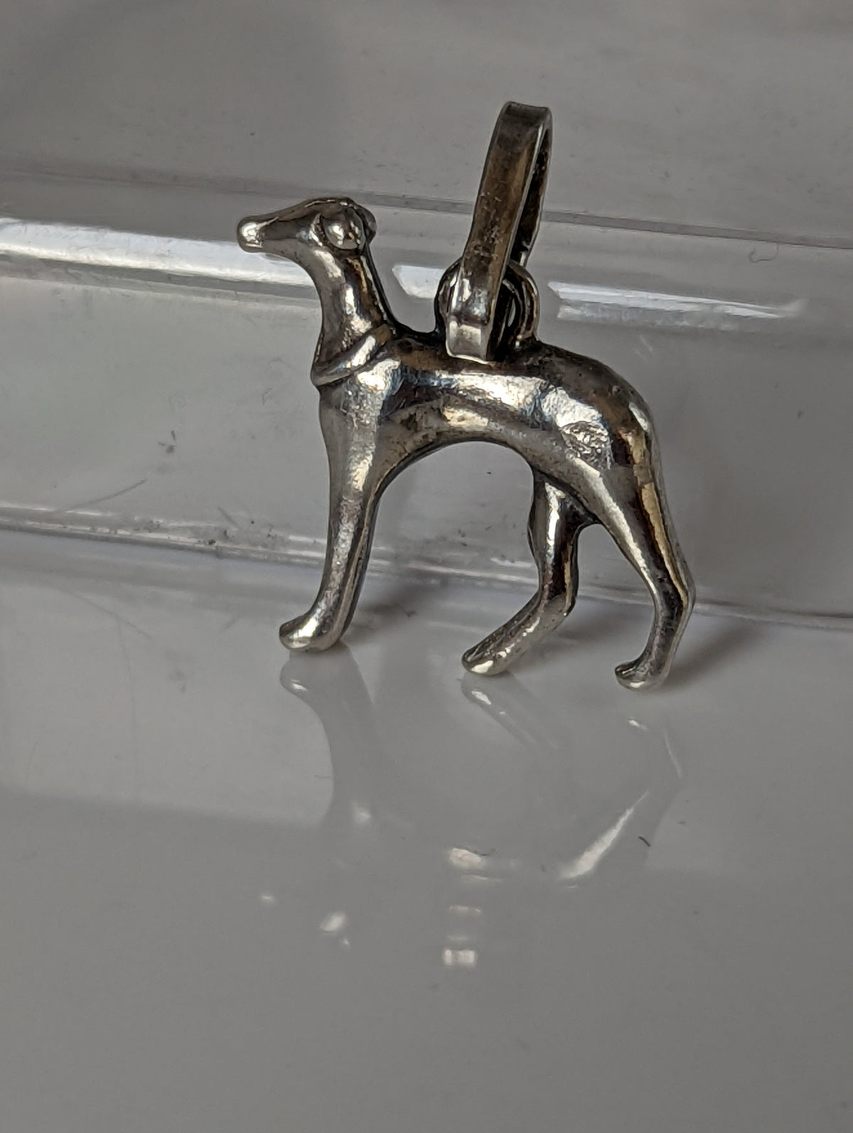 Silver Steed Greyhound Silver Pendant